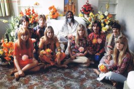 Swami with Beatles